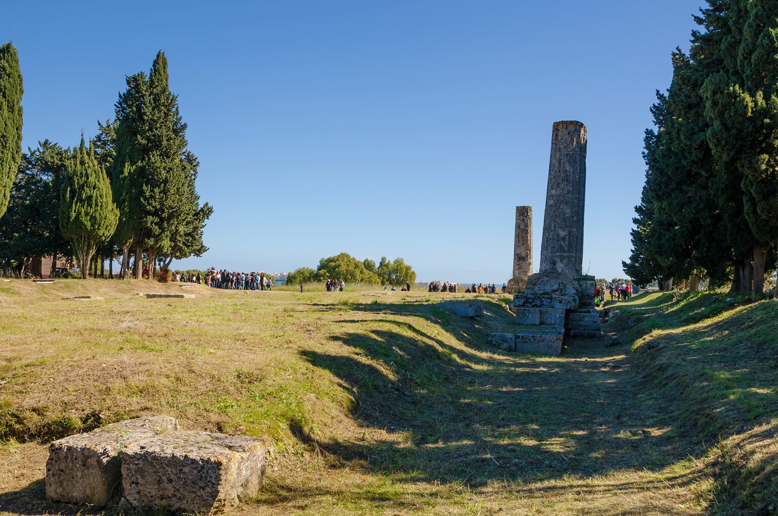 tempio di gioce siracusa le due colonne